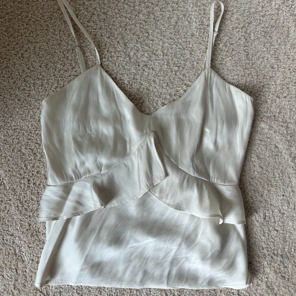 Cream Silk Blouse